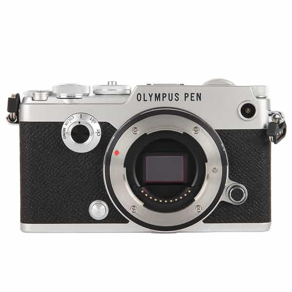 Olympus PEN-F Mirrorless MFT (Micro Four Thirds) Camera Body, Silver {20.3MP} without FL-LM3 Flash