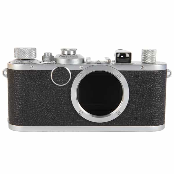 Leica Standard (Model E) Serial #61XXX 35mm Rangefinder Camera Body, Chrome with Strap Lugs 