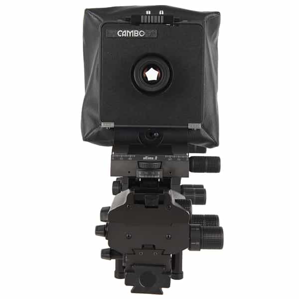 Cambo Ultima 35 View Camera Unit for Use with Canon EOS 1D - Includes: Schneider 80mm F/4 APO-Digitar Lens on Board, Front Standard, EOS 1DS Mounting Block and L-Bracket, Bellows with Canon Bayonet Body Mount, Tripod Mounting Block, Monorail