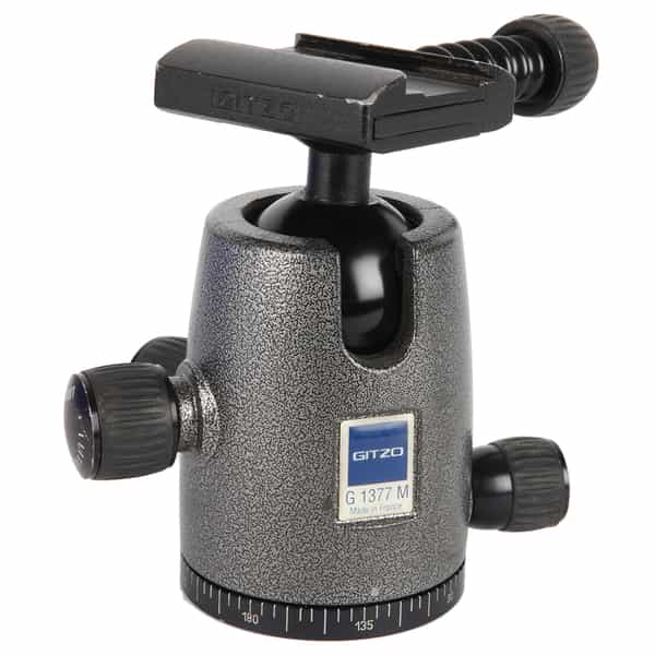 Gitzo G1377M Ball Head for Tripod with G1387 Dovetail Quick Release Adapter (Requires Quick Release Plate)