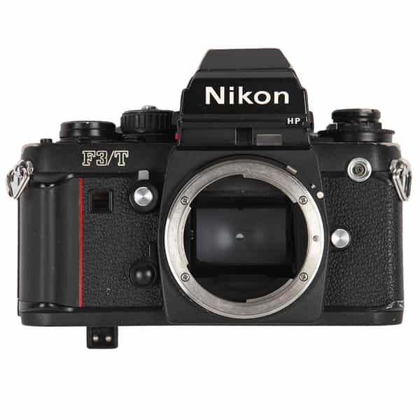 Nikon F3/THP 35mm Camera Body, Black with MF-6B Rewind Stop Film Back