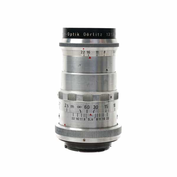 Meyer-Optik Gorlitz 150mm f/5.5 Telemegor Manual Aperture Lens for Exakta Mount, Aluminum {39}