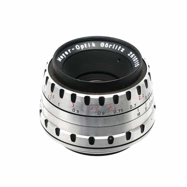 Meyer-Optik Gorlitz 50mm f/2.8 Primotar Manual M42 Screw Mount Lens, Chrome/Black {40.5}