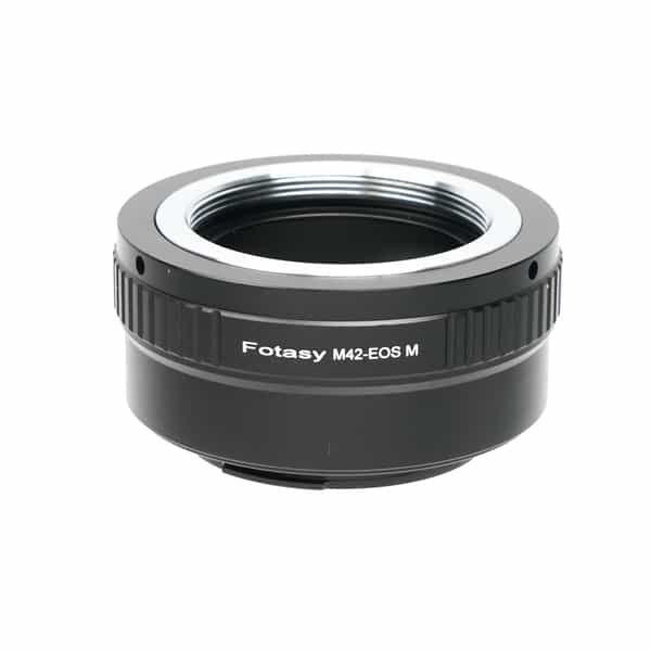 Fotasy M42-EOS M Adapter for Pentax M42 Screw Mount Lens to Canon EF-M Mount