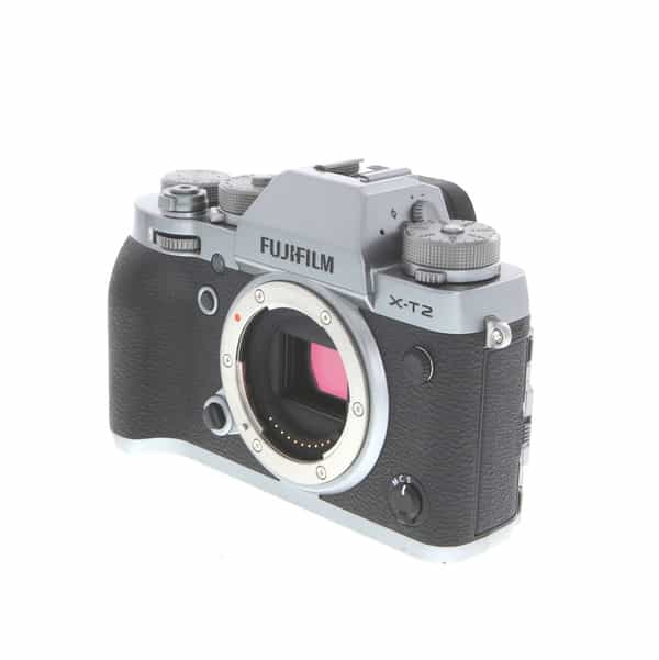 Fujifilm X-T2 Mirrorless Camera Body, Graphite Silver {24.3MP