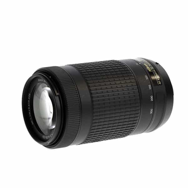 Nikon AF-P DX Nikkor 70-300mm f/4.5-6.3 G ED Autofocus APS-C Lens, Black  {58} - With Caps - LN-