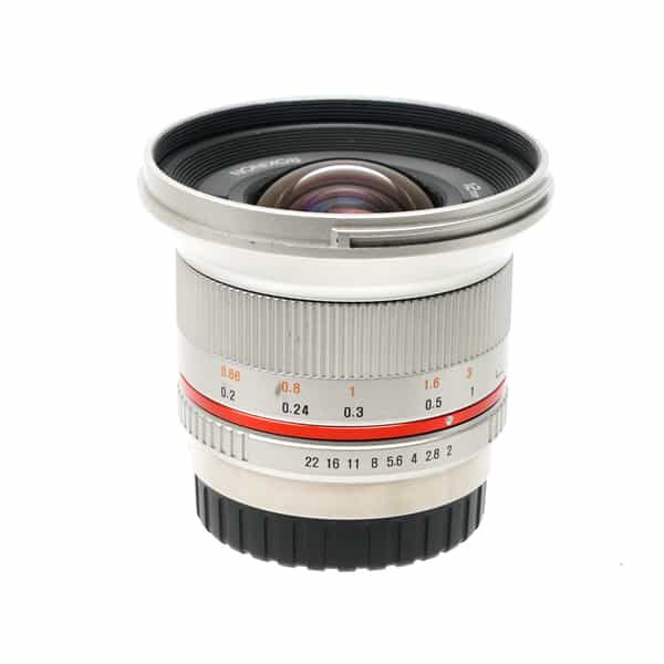 Rokinon 12mm f/2 NCS CS Manual Focus Lens for MFT Micro Four Thirds, Silver {67} 