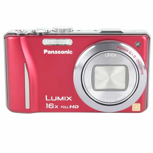 Panasonic Lumix DMC-ZS10 Digital Camera, Red {14.1MP}