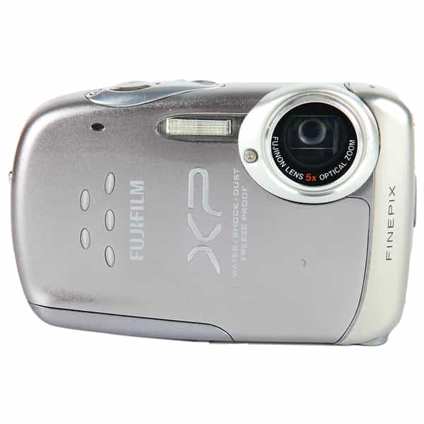 Fujifilm FinePix XP10 Digital Camera, Silver {12MP} Waterproof 10' 
