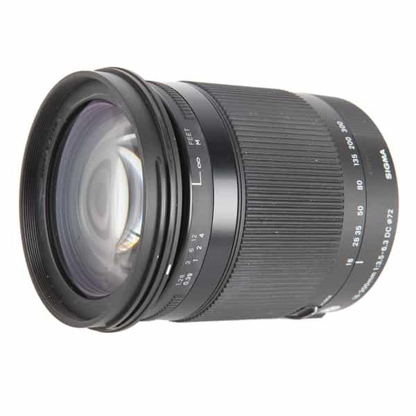 Sigma 18-300mm f/3.5-6.3 DC Macro OS HSM C (Contemporary) Autofocus Lens for Nikon APS-C DSLR {72}