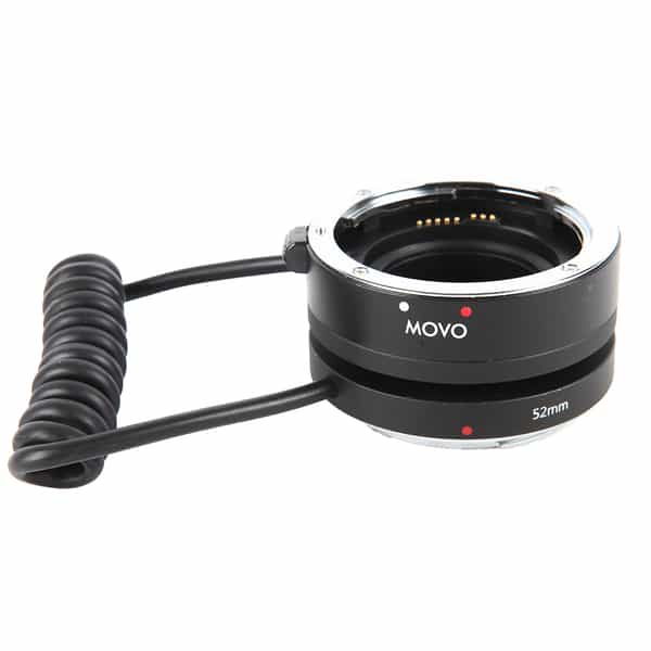 Movo Autofocus Reverse 52mm Macro Lens Adapter Ring Mount for Canon EF Mount