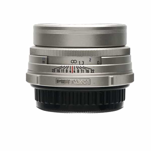 Pentax 21mm f/3.2 SMC PENTAX-DA AL Limited Autofocus APS-C Lens for K-Mount, Silver {49}