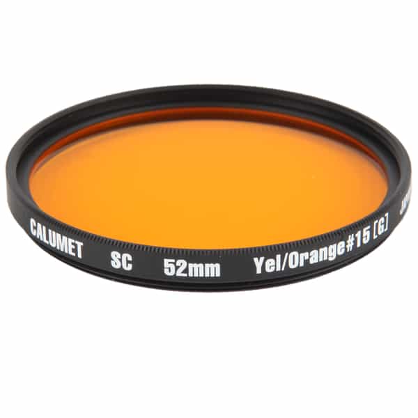 Calumet 52mm Yellow/Orange #15 [G] SC Filter