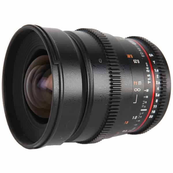 Rokinon Cine 24mm T1.5 ED AS IF UMC II (DS) Manual Lens for Canon EF-Mount {77}