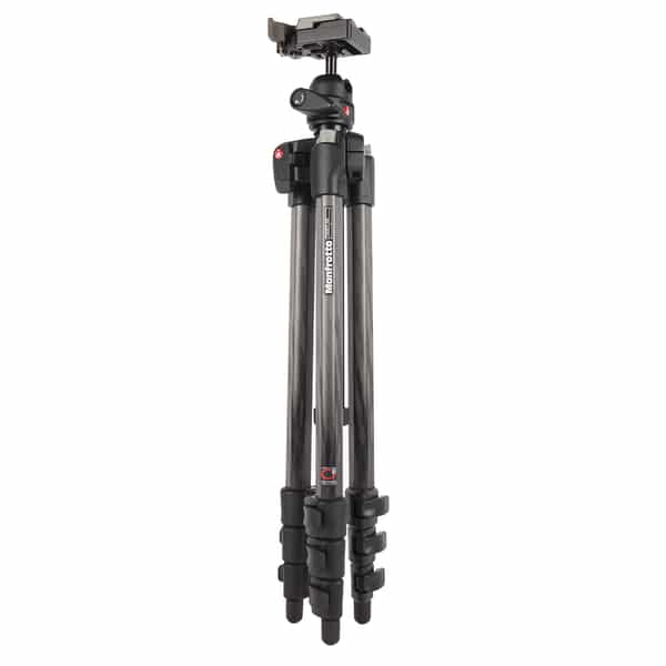 Manfrotto 7322CY-BB Carbon Basalt Fiber Tripod with Integrated Ball Head, 4-Section 20-56.2\