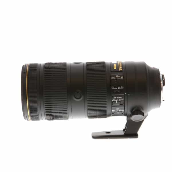 Nikon AF-S NIKKOR 70-200mm f/2.8 E FL ED VR Autofocus Lens {77} with Tripod  Foot - With Caps, Case, Hood - LN-