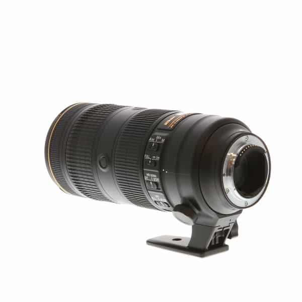 Nikon AF-S NIKKOR 70-200mm f/2.8 E FL ED VR Autofocus Lens {77} with Tripod  Foot - With Caps, Hood - LN-