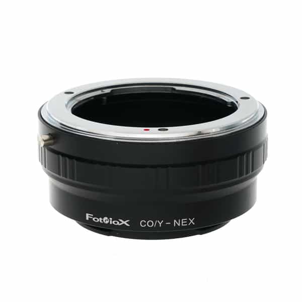 FotodioX CY-NEX Adapter for Contax/Yashica Lens to Sony E-Mount without Tripod Mount