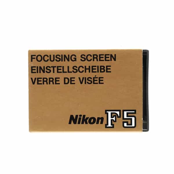 Nikon A Fine Matte With 5mm Spot, Horizontal Split Image Focusing Screen For Nikon F5