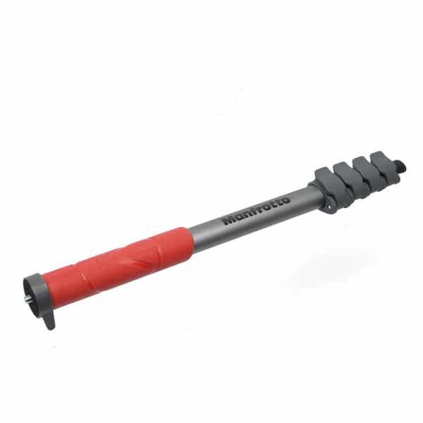 Manfrotto MMCOMPACT-RD Monopod, Red, 5-Section, 15.4-57.3\