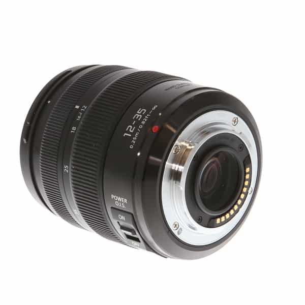 Panasonic Lumix G X Vario 12-35mm f/2.8 (II) ASPH. HD Power O.I.S. Lens for  MFT (Micro Four Thirds), Black {58} - With Caps, Hood - EX+