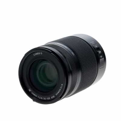 Panasonic Lumix G X Vario 35-100mm f/2.8 ASPH. (II) Power O.I.S. Lens for  MFT (Micro Four Thirds), Black {58} - With Caps, Hood - EX+