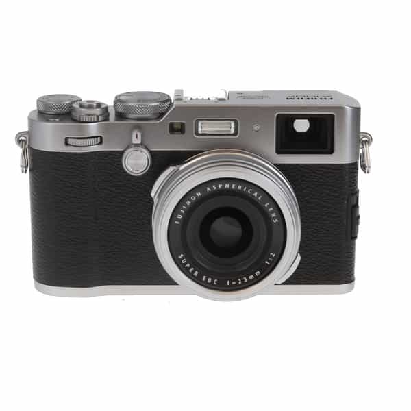 Fujifilm X100F Digital Camera, Silver {24.3MP} - With Battery, Charger;  Without Front Ring - EX+