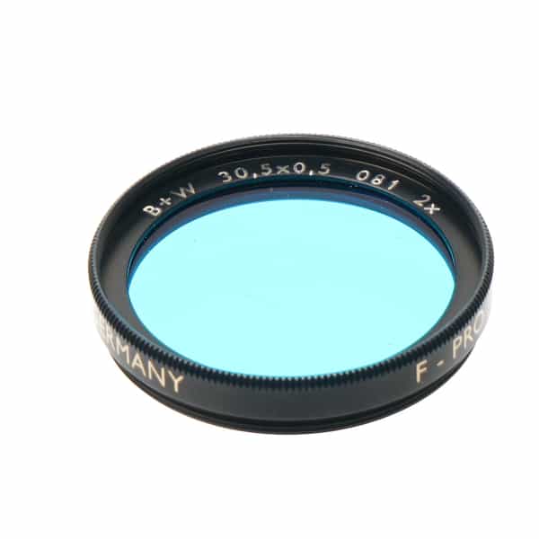 B+W 30.5mm Blue 081 2X F-Pro Filter