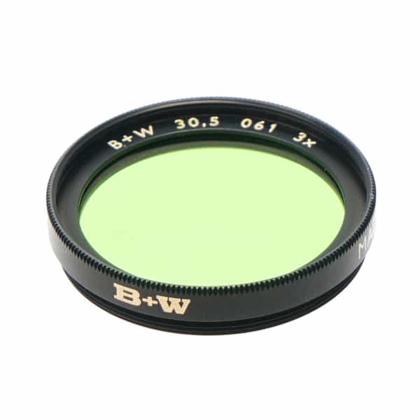B+W 30.5mm Green 061 3X F-Pro Filter