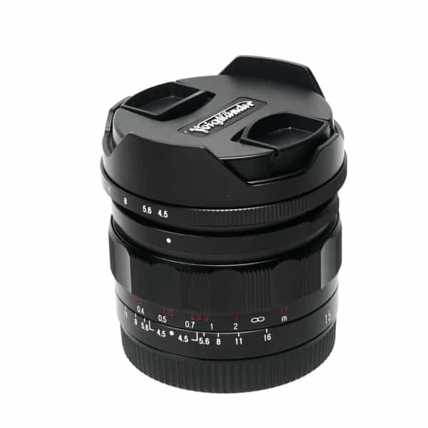 Voigtlander 15mm f/4.5 III Super Wide-Heliar Aspherical Manual Lens for Sony E-Mount, Black {58}