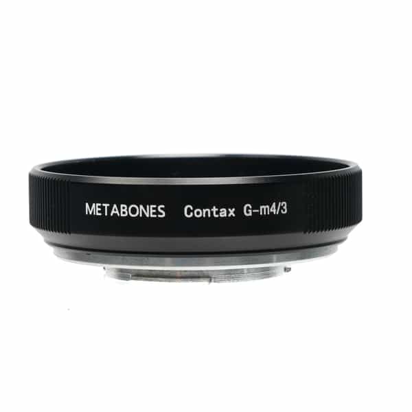 Metabones Contax G-Mount Lens Adapter to MFT (Micro Four Thirds) Body, Black (MB_CG-M43-BM1)