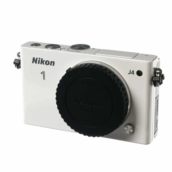 Nikon 1 J4 Mirrorless Camera Body, White {18.4MP}