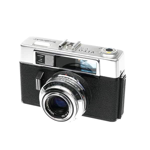 Voigtlander Vito CS 35mm Camera with 50mm f/2.8 Color-Lanthar Lens, Black