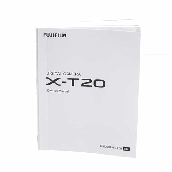 Fujifilm X-T20 Instructions
