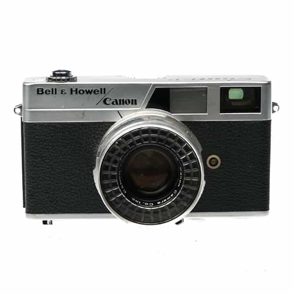 Bell & Howell Canon Canonet 19 35mm Rangefinder Camera, Chrome with 45 F1.9 SE Lens