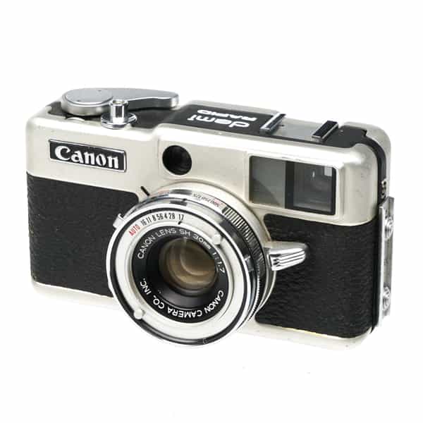 Canon Demi Rapid 35mm Half Frame Camera With 30 F1.7 SH Lens