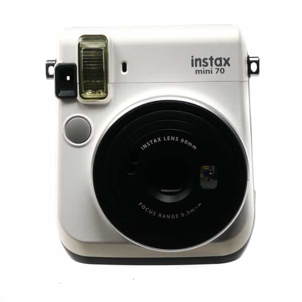 FUJIFILM INSTAX mini 70 Instant Film Camera, Moon White  