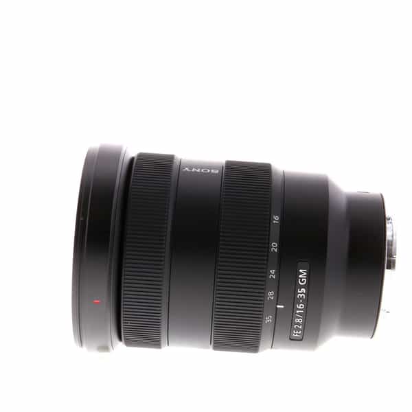 Sony FE 16-35mm f/2.8 GM Full-Frame Autofocus Lens for E-Mount, Black {82}  SEL1635GM - With Caps, Case, Hood - LN-