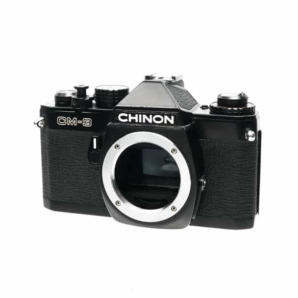 Chinon CM-3 M42 Mount 35mm Camera Body, Black 