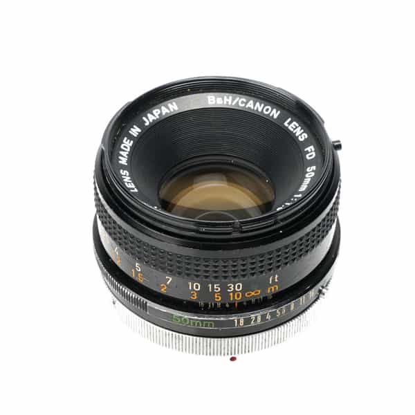 Canon 50mm F/1.8 SC Breech Lock Bell & Howell/Canon FD Mount Lens {55} 