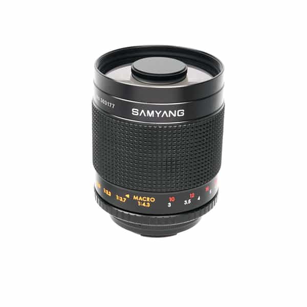 Samyang 500mm f/8 Mirror Macro Manual Lens with T-Mount Adapter for Sony A-Mount [72]