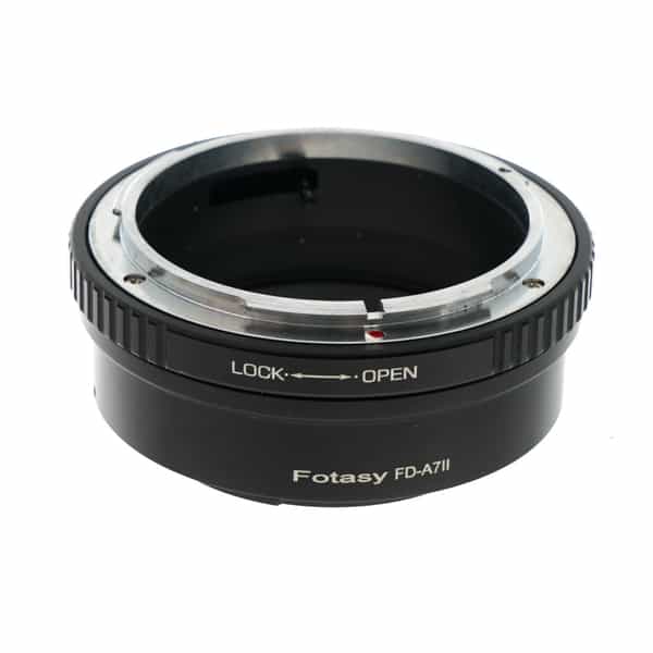 Fotasy FD-A7II Adapter for Canon FD Lens To Sony E-Mount (for A7II Series) 