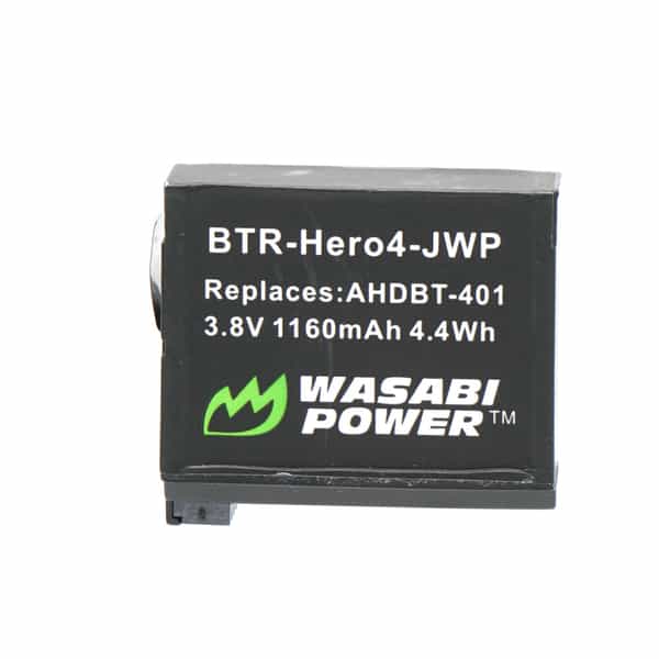 Wasabi 3.8V 1160 mAh Li-Ion Battery for GoPro HERO4