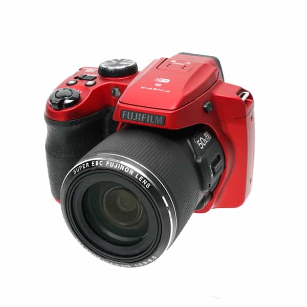 Fujifilm FinePix S9950W Red Digital Camera {16 M/P} (Requires 4/AA Batteries) 
