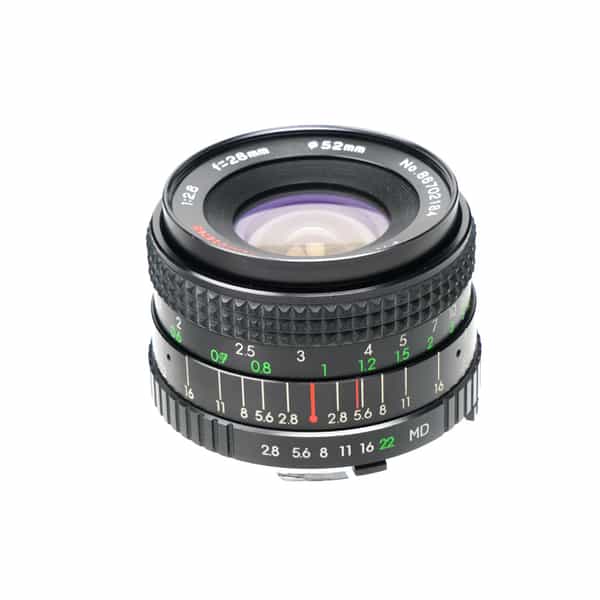 Prospec 28mm F/2.8 Manual Focus Lens For Minolta MD Mount {52}