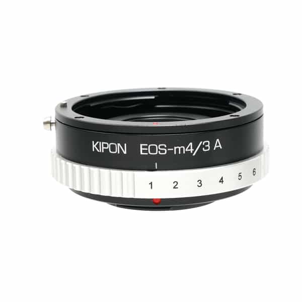 KIPON Adapter Canon EOS Mount Lens To Micro Four Thirds Body with Aperture Control (EOS-m4/3)