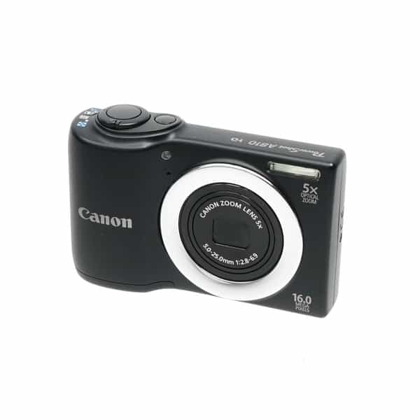 Canon Powershot A810 Digital Camera, Black {16MP} (2/AA)