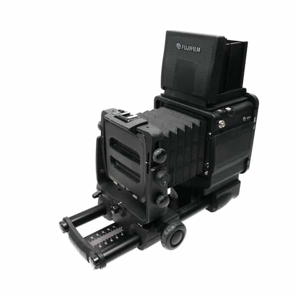 Fuji GX680III Professional Medium Format Camera Body (Perspective Control) With Waistlevel Hood,  80mm Extension Rails