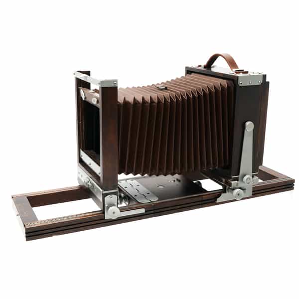 Folmer Graflex 4x5 Crown View Wooden Camera Body with Extension Rail