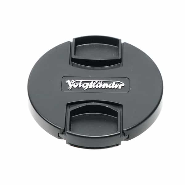 Voigtlander 58mm Front Lens Cap, Plastic, Snap-On, Inside Squeeze